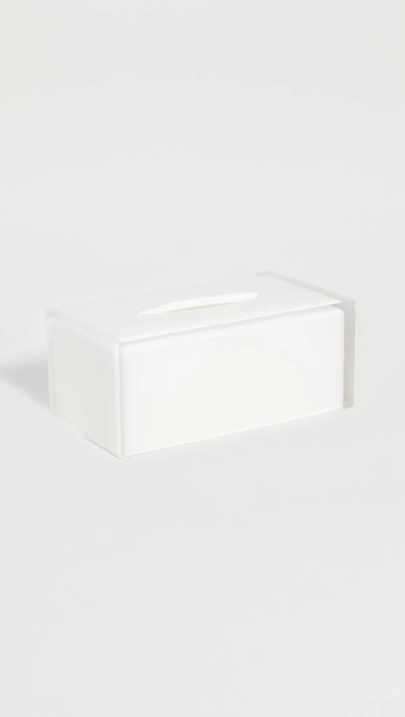 Jonathan Adler Hollywood Long Tissue Box - Clear 3