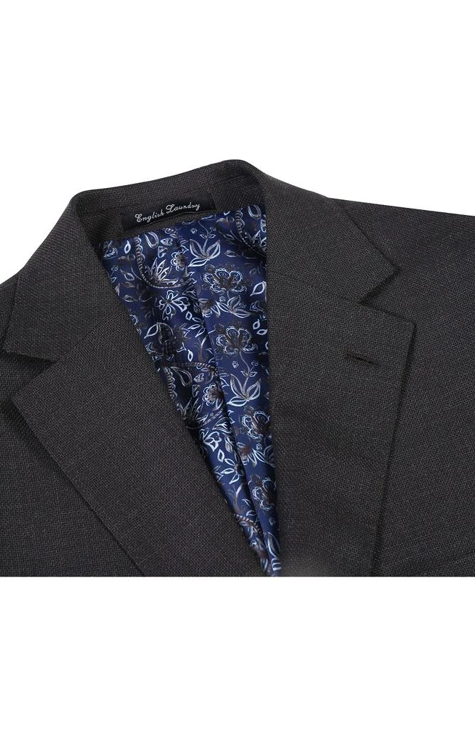 English Laundry Notch Lapel Wool Blend Two-Piece Suit 7