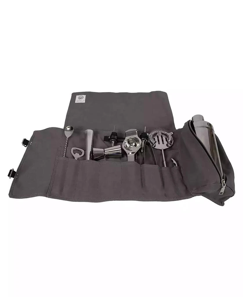 Legacy Barkeep Bar Tool Roll up Kit, Set of 12 2