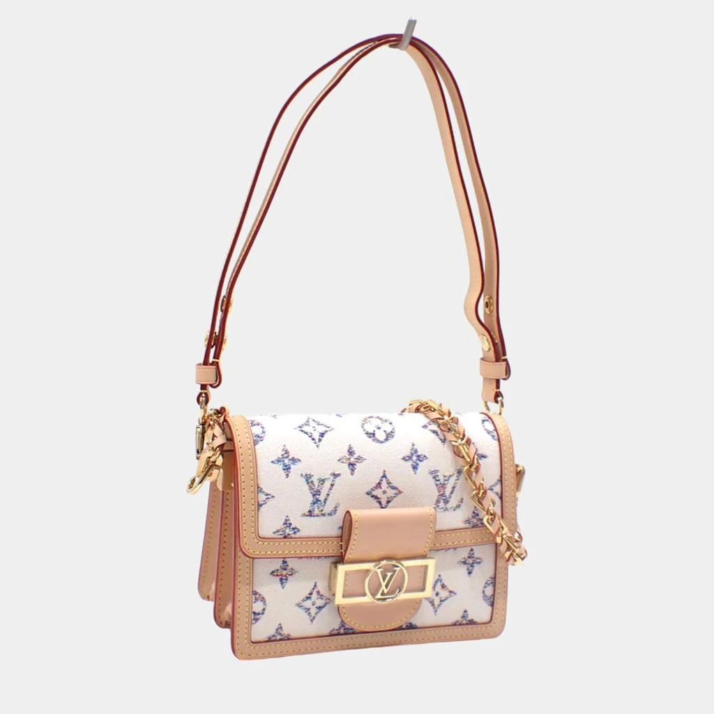 Louis Vuitton Louis Vuitton Monogram Jacquard Dauphine Mini White Multicolor Nautical Shoulder Bag 1