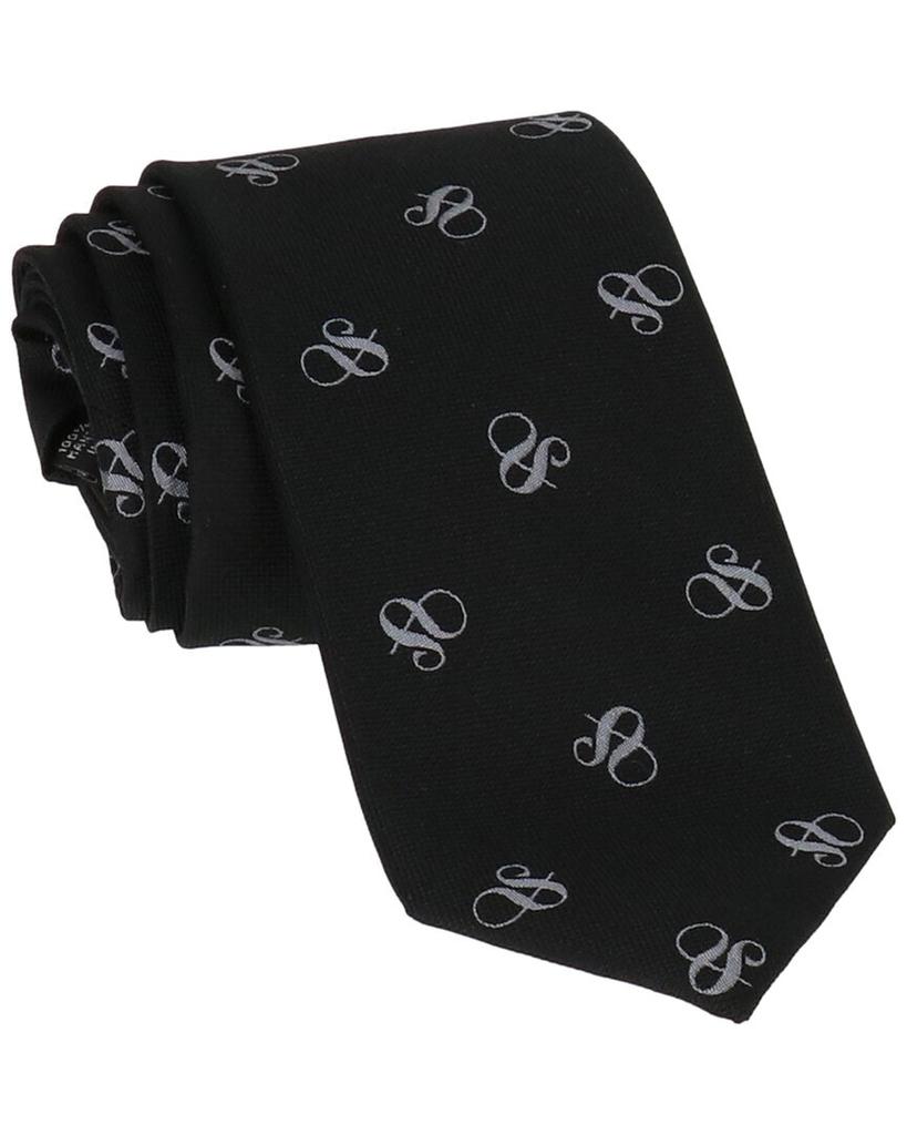 Scotch & Soda Scotch & Soda Black Contrast Ampersan Logo Tie
