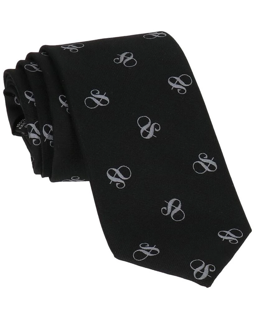 Scotch & Soda Scotch & Soda Black Contrast Ampersan Logo Tie 1