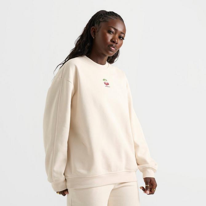 white womens adidas sweatshirt