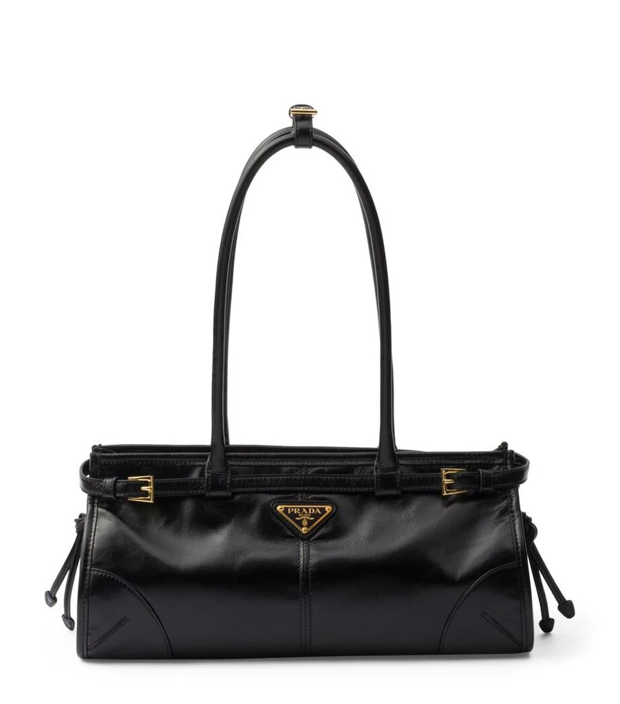 Prada Medium Leather Bonnie Top-Handle Bag 1