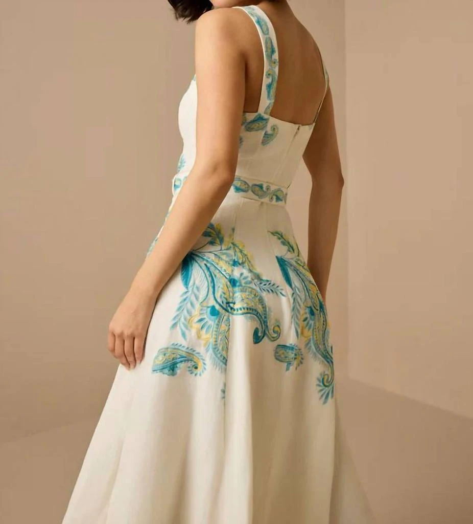 green emerald velvet dress Emerys Pleated Metallic Floral Maxi Dress