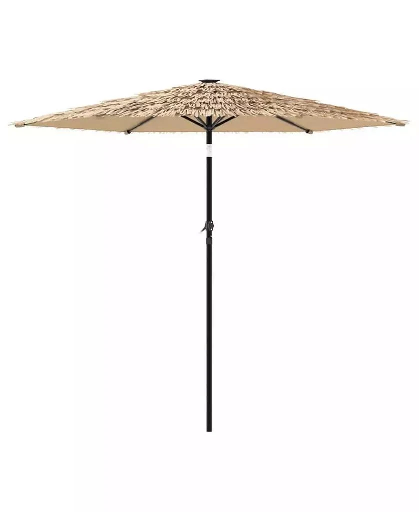 vidaXL Garden Parasol Brown Material: 100% polyester, Powder-Coated Steel 5
