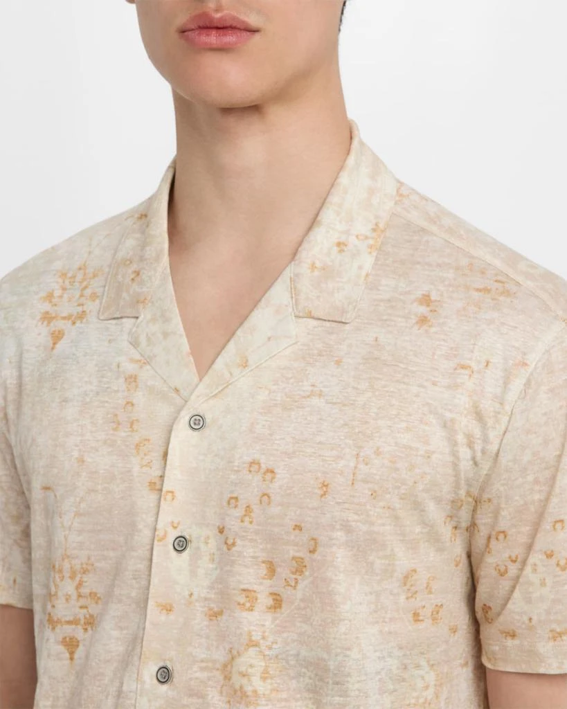 John Varvatos Men's Espino Camp Shirt 5