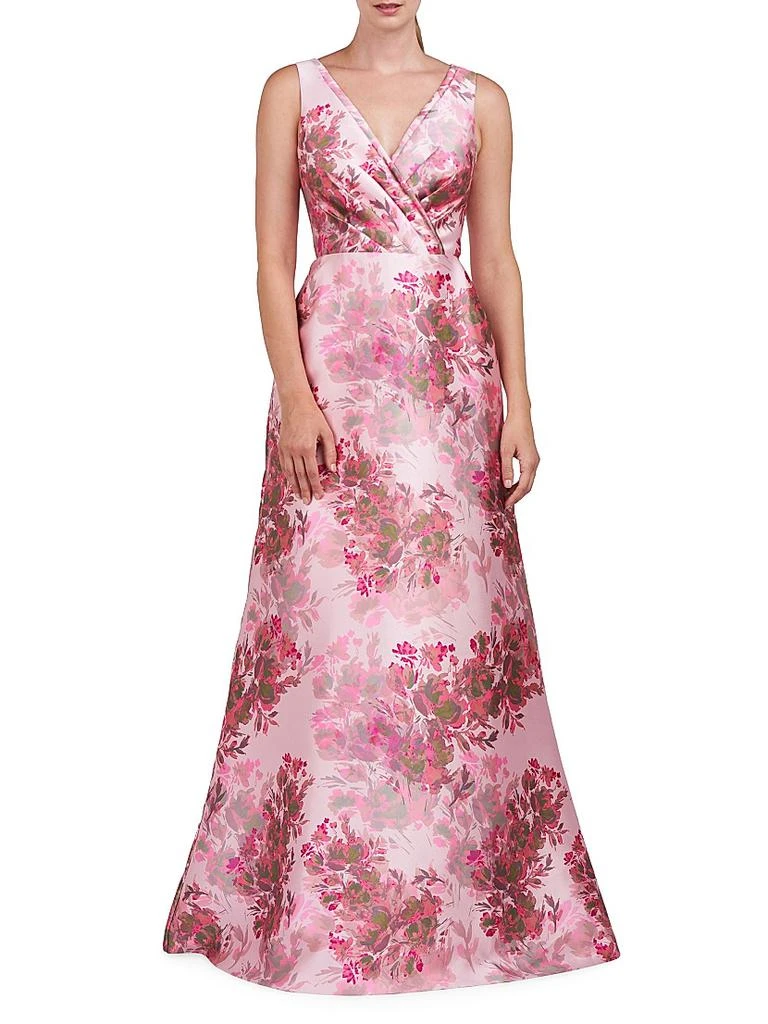 Kay Unger Opal Rose Mikado Gown 2