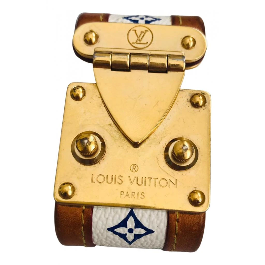 Louis Vuitton Louis Vuitton Monogram leather bracelet 1