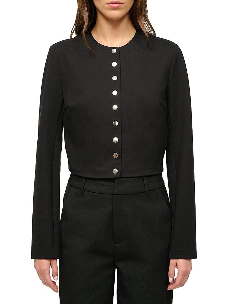 Staud Cilento Tailored Cropped Jacket 2