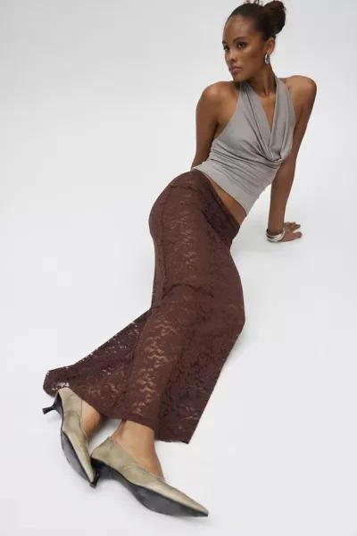 Lioness Lioness Black Swan Sheer Lace Maxi Skirt 5