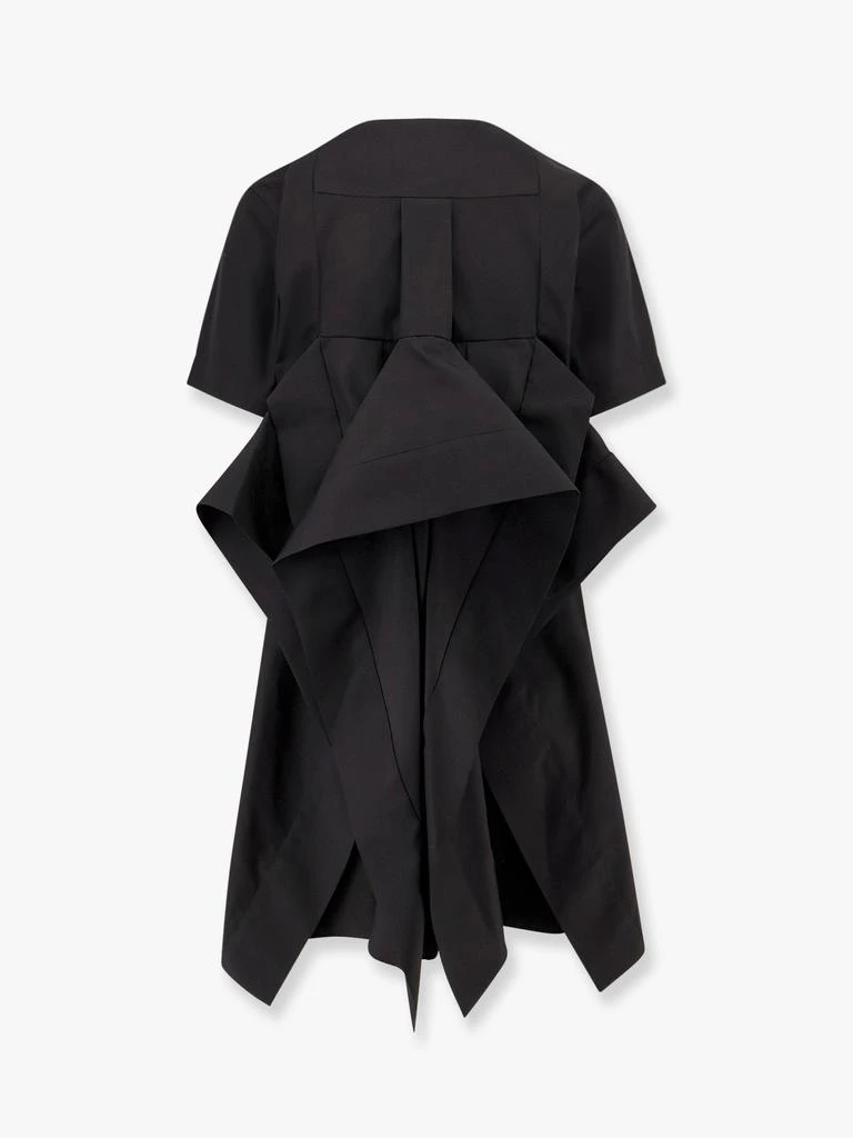 Sacai Dress with draped cotton inserts on the back 4