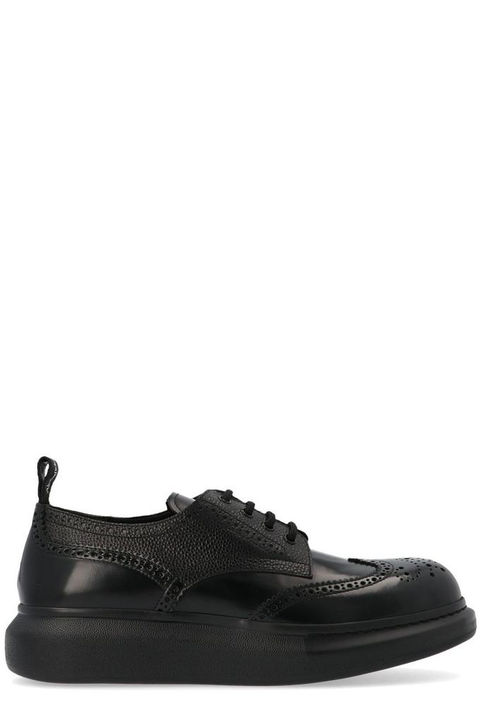 Alexander McQueen Alexander McQueen Brogue Detailed Lace-Up