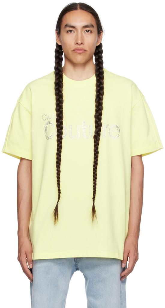 ANONYMOUS Two-Pack Yellow Crystal T-Shirt