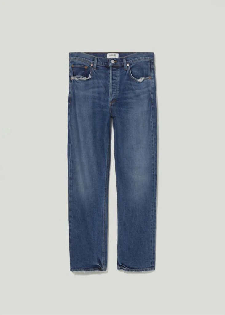 AGOLDE Agolde - Riley High Rise Straight Crop Jean 6