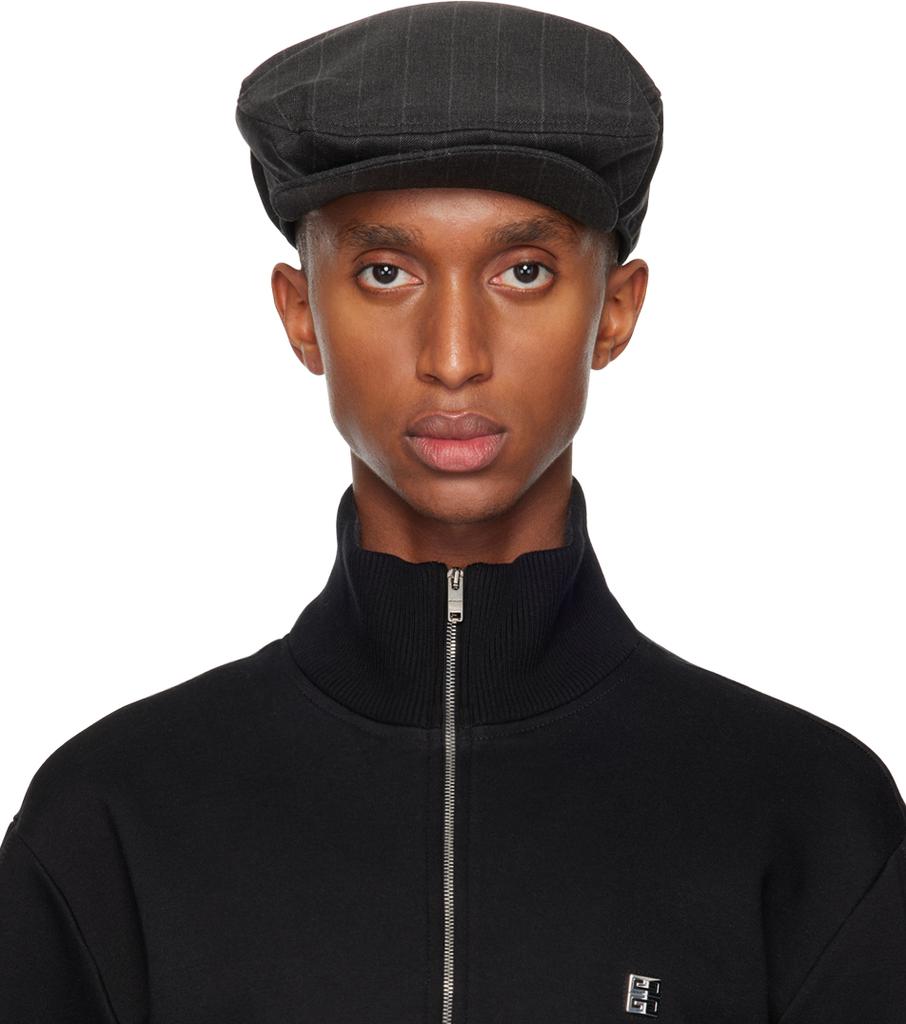 帽子 vaquera newsboy cap Shop Gray Newsboy Suiting Cap on Sale at BeyondStyle – Get 53% Off