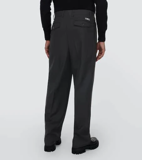 Versace Wool straight pants 4