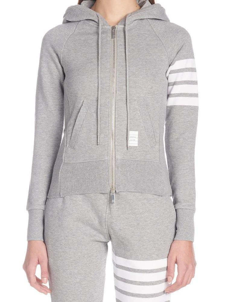 Thom Browne Thom Browne 4-Bar Zip-Up Hoodie 4