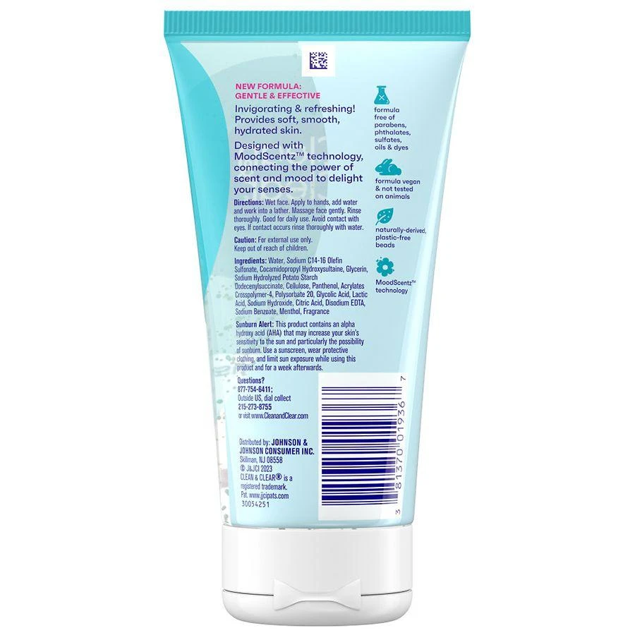 Clean & Clear Exfoliating Facial Scrub Oil-Free Unspecified 3