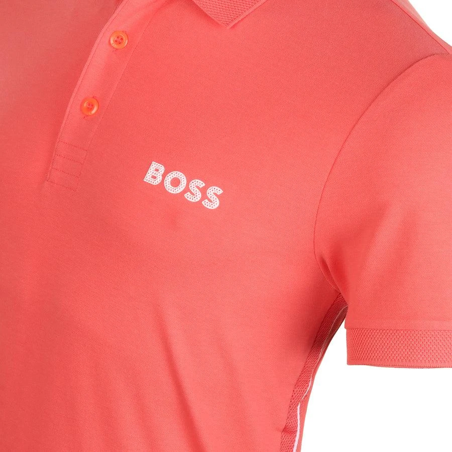 Hugo Boss Men's Paule Short Sleeve Cotton Polo T-Shirt, Pink 2