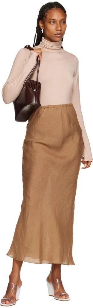 Baserange Beige Bamboo Turtleneck 4