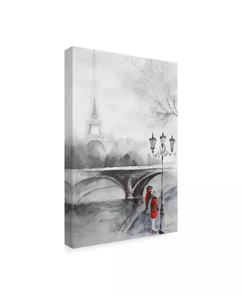 Trademark Global Marietta Cohen Art And Design 
Eiffel Tower Illustration 1
 Canvas Art - 12" x 19" 2