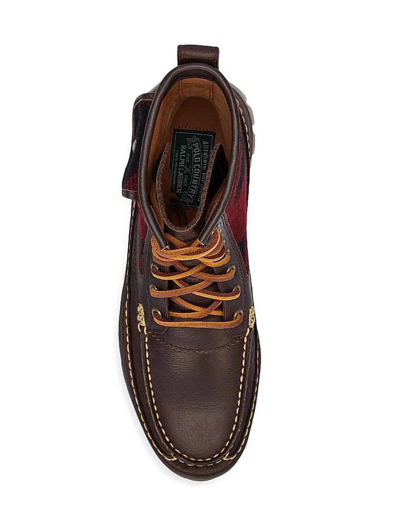 Ralph Lauren Polo Country Leather Boots 5