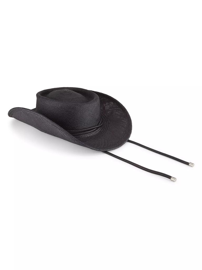 Monrowe Onyx Panama Straw Cowboy Hat
