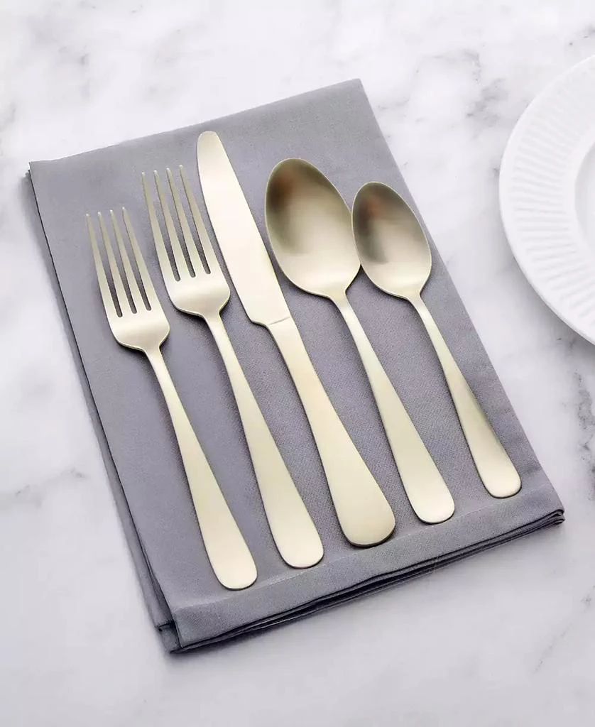 Kitchinox Alton Bay Gold Satin 20-Pc. Flatware Set, Service for 4 4