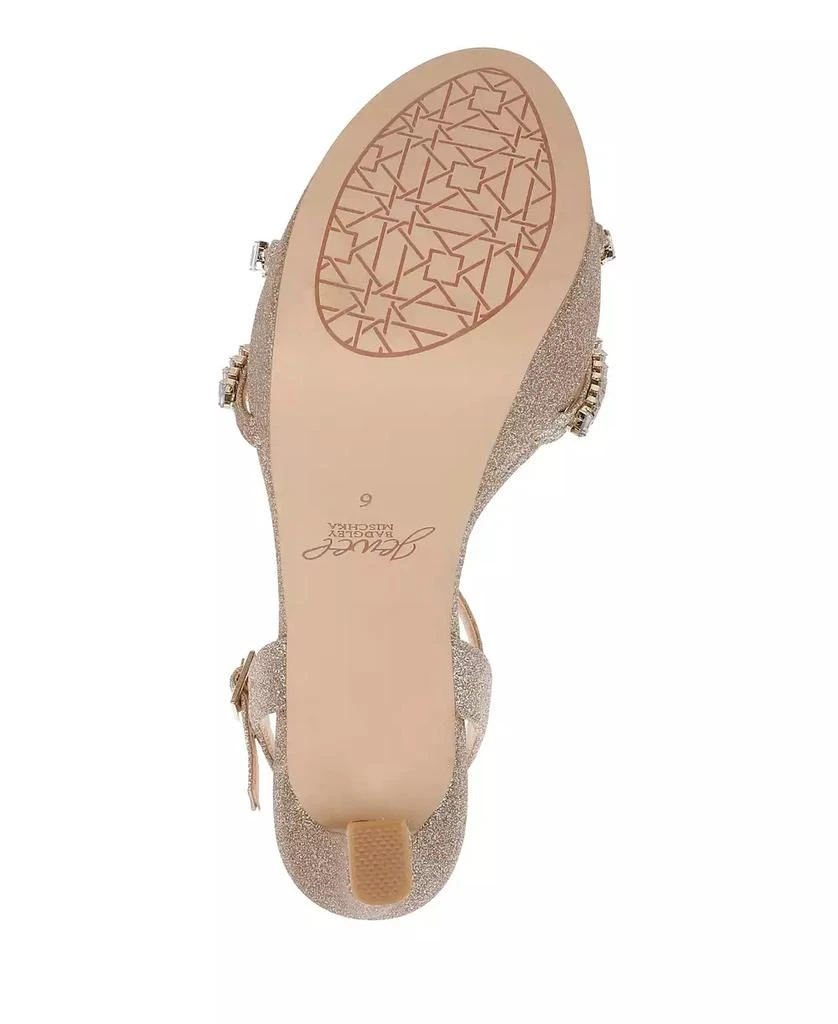 Badgley Mischka Women's Gallant Platform Evening Sandals 5