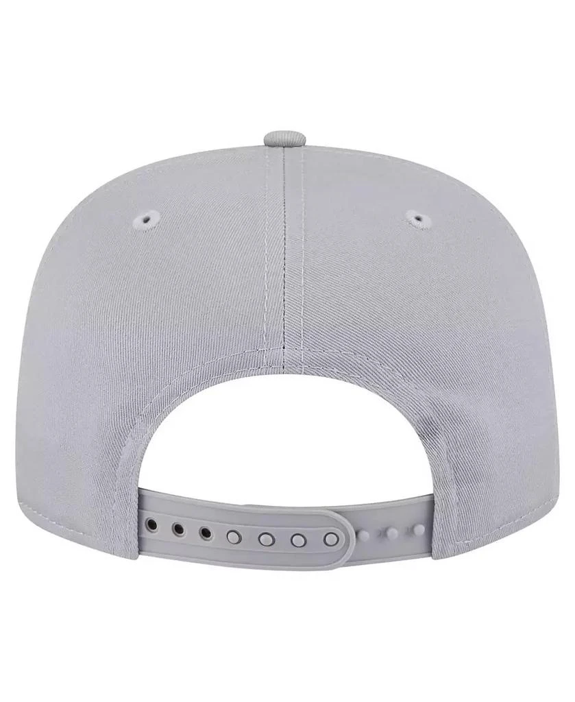 New Era Men's Gray San Antonio Spurs Throwback Property Of Golfer Snapback Hat 4