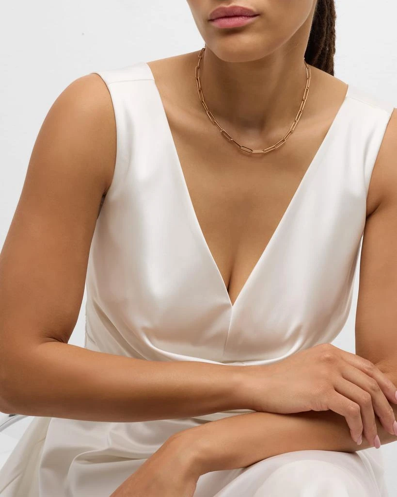 Walters Faith Rose Gold Large Elongated Chain Necklace, 16"L 5