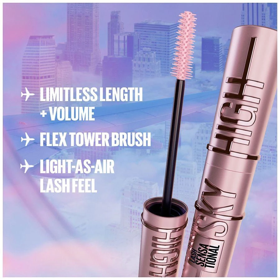 Maybelline New York Lash Sensational Sky High Washable Mascara Makeup 5
