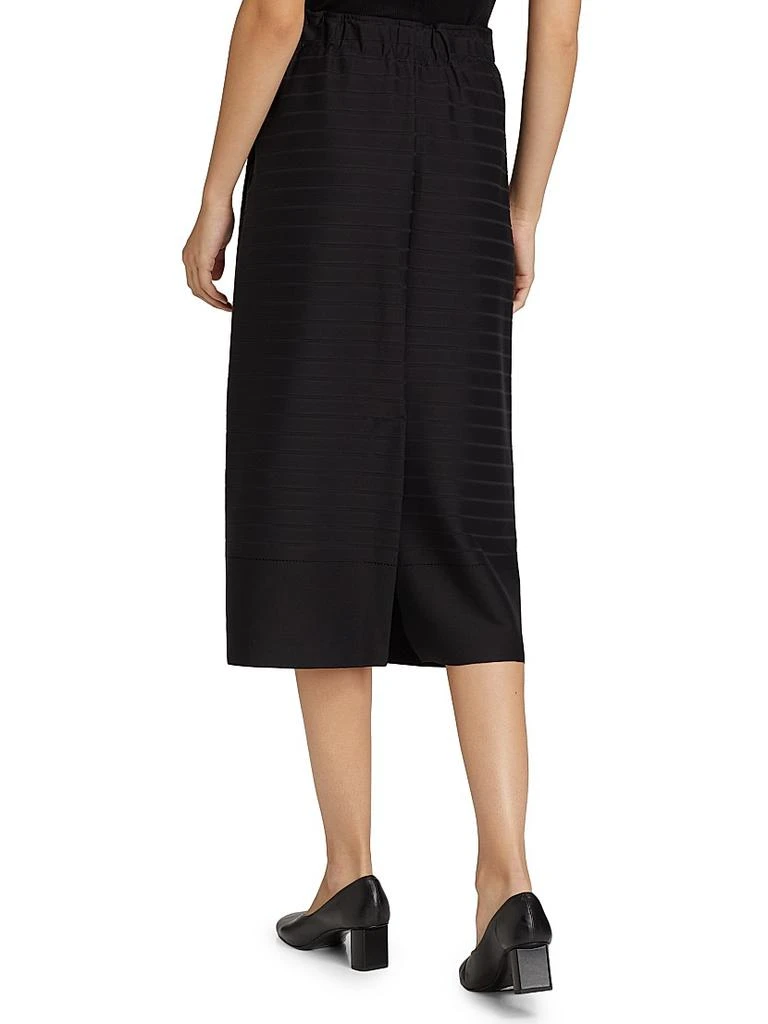 Issey Miyake Wide Stripe Knit Skirt 5