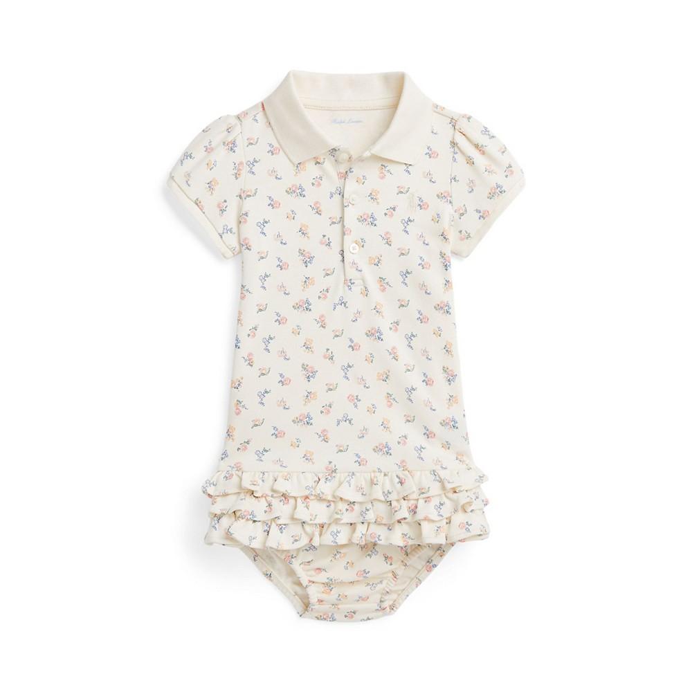 Polo Ralph Lauren Baby Girls Floral Soft Cotton Polo Dress