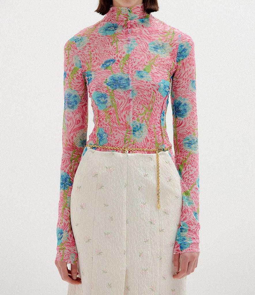 EENK Eenk - SOL FLORAL PRINT MOCKNECK TOP