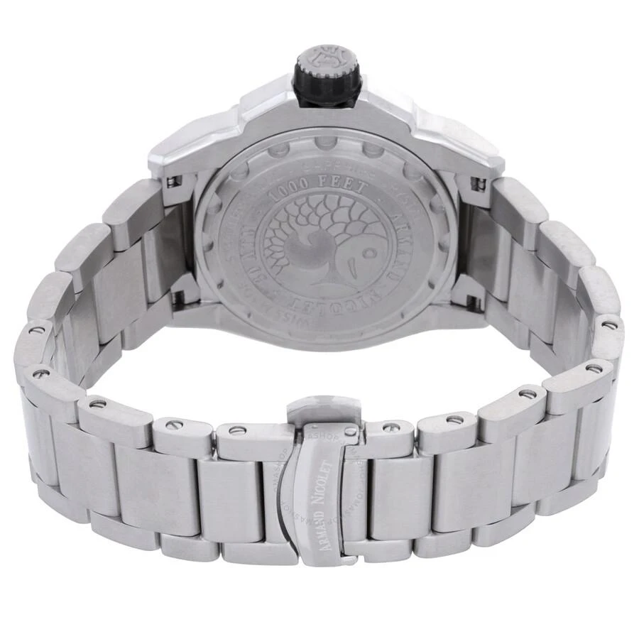 Armand Nicolet JSH GMT Automatic Black Dial Men's Watch A487RGN-NO-MA2481AA 3