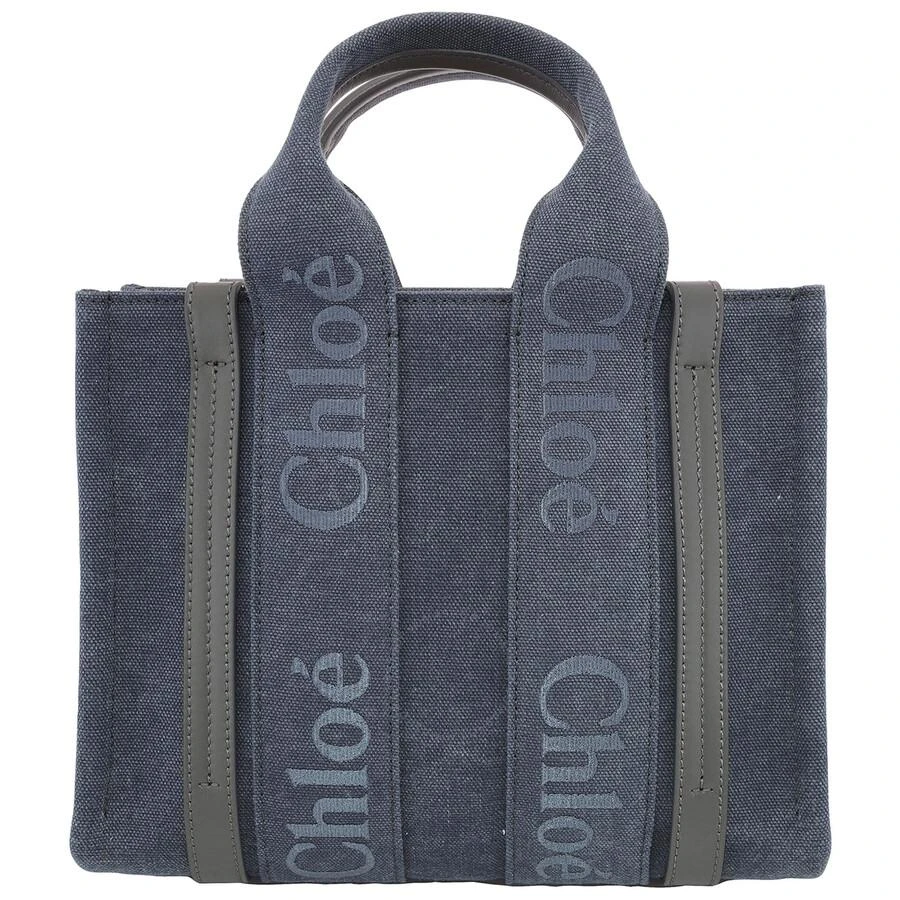Chloé Canvas Small Woody Shopping Bag 1