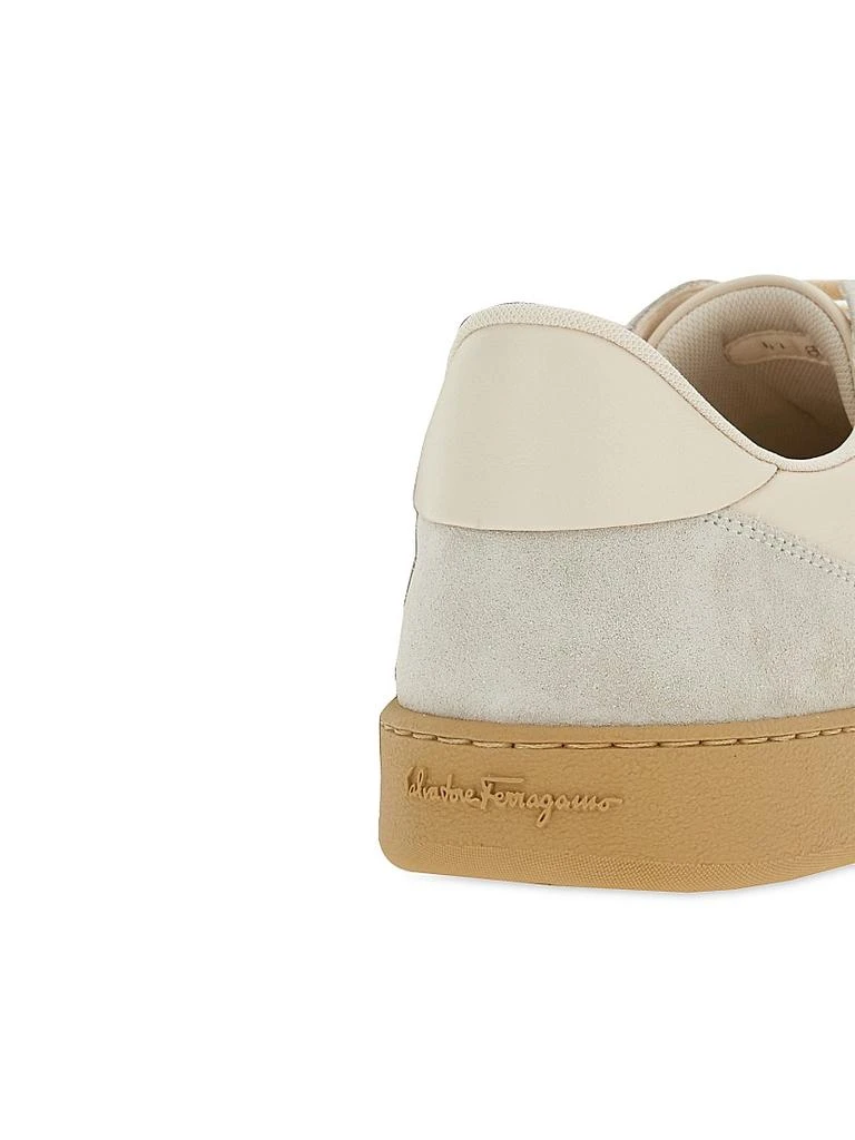 Salvatore Ferragamo Achille Suede Low-Top Sneakers 5