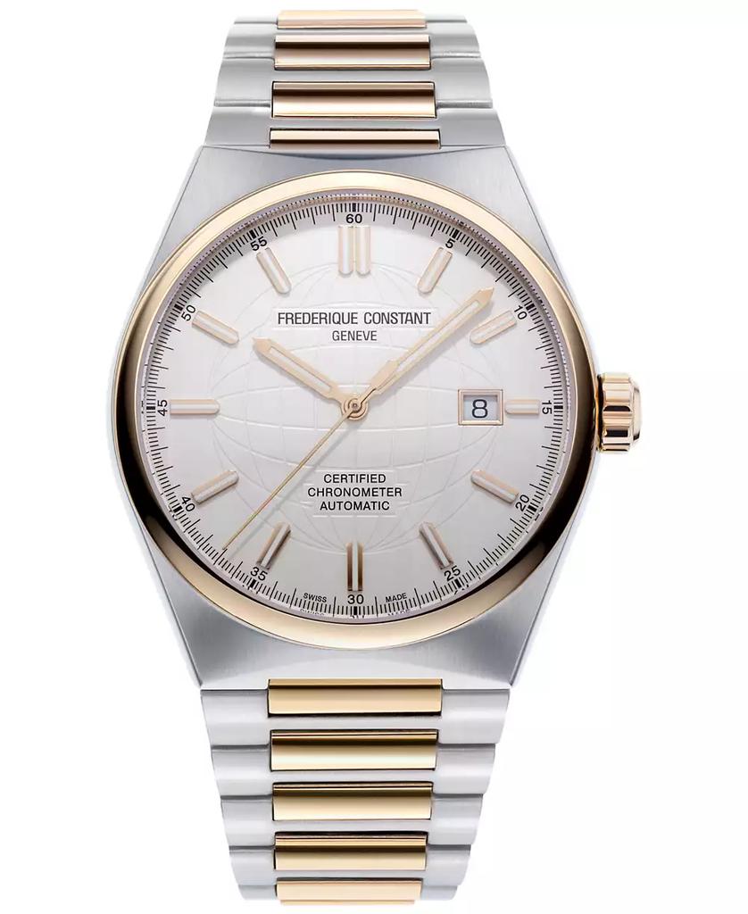 Frederique Constant Men's Swiss Automatic Highlife COSC Two-Tone Stainless Steel Bracelet Watch 41mm