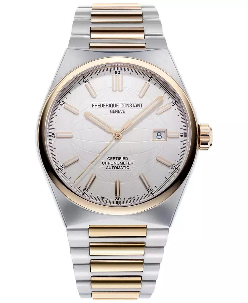 Frederique Constant Men's Swiss Automatic Highlife COSC Two-Tone Stainless Steel Bracelet Watch 41mm 1