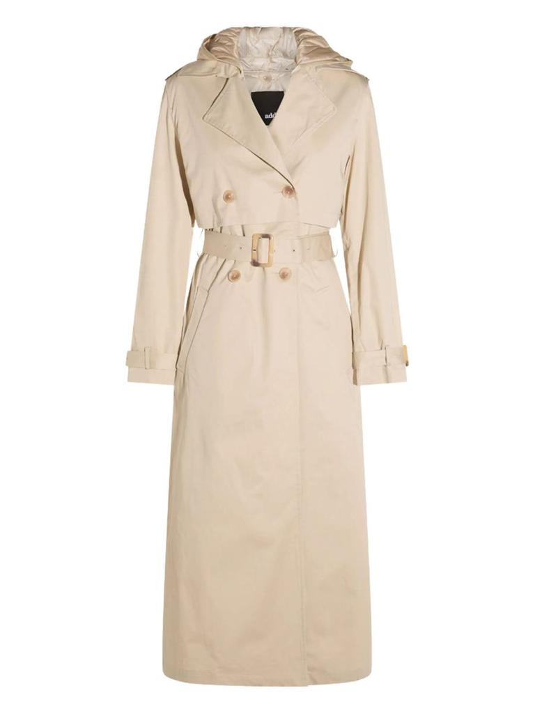 トレンチコート ADD BEIGE COTTON TRENCH COAT ADD Add Beige Cotton Trench Coat - Coats - BeyondStyle