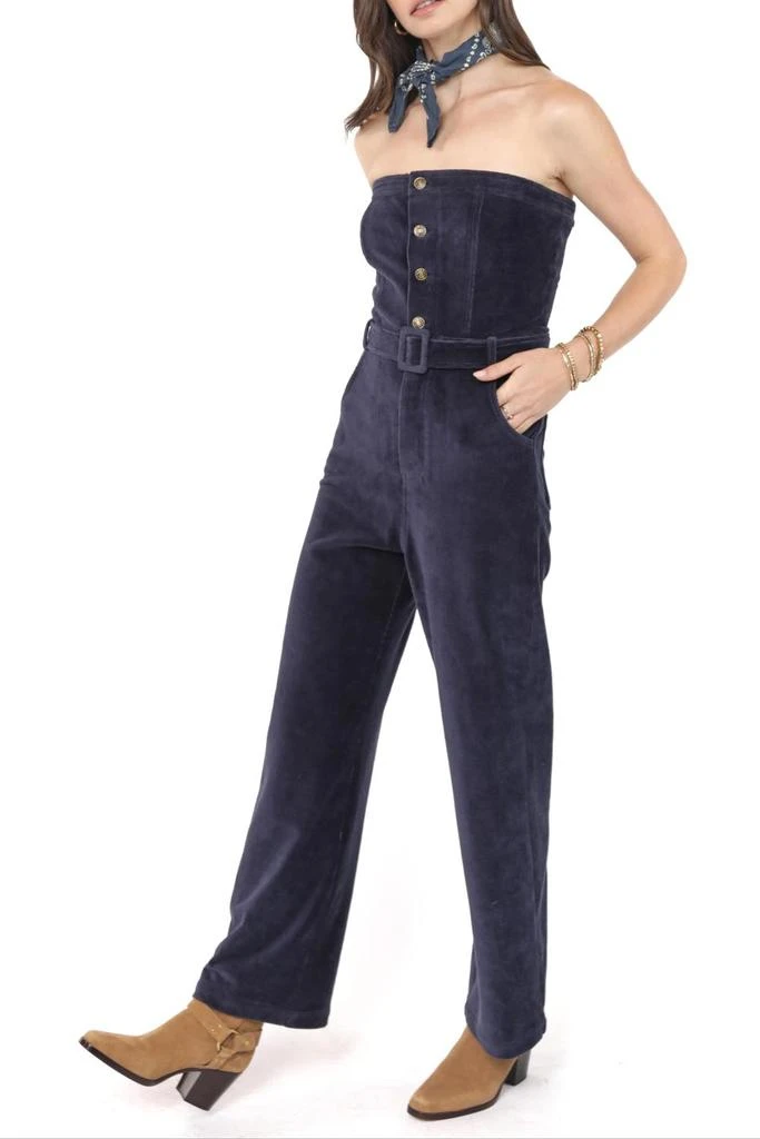 Sadie 
Sage Morrison Strapless Jumpsuit In Navy 3