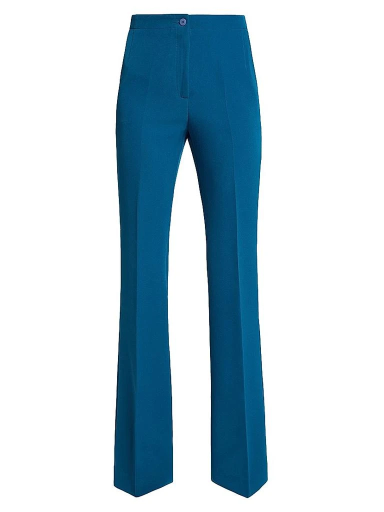 Santorelli Flared Pant In Tehno Crepe 1