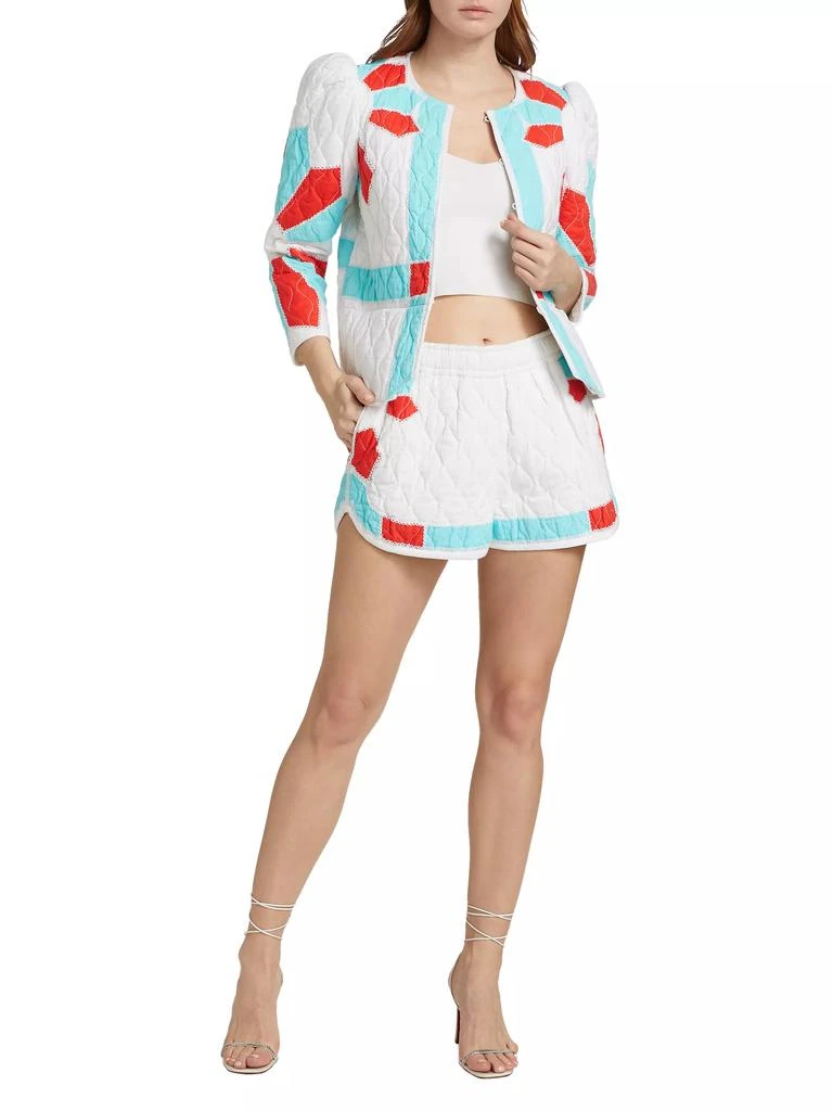 Rhode Mateo Quilted Cotton Shorts 2