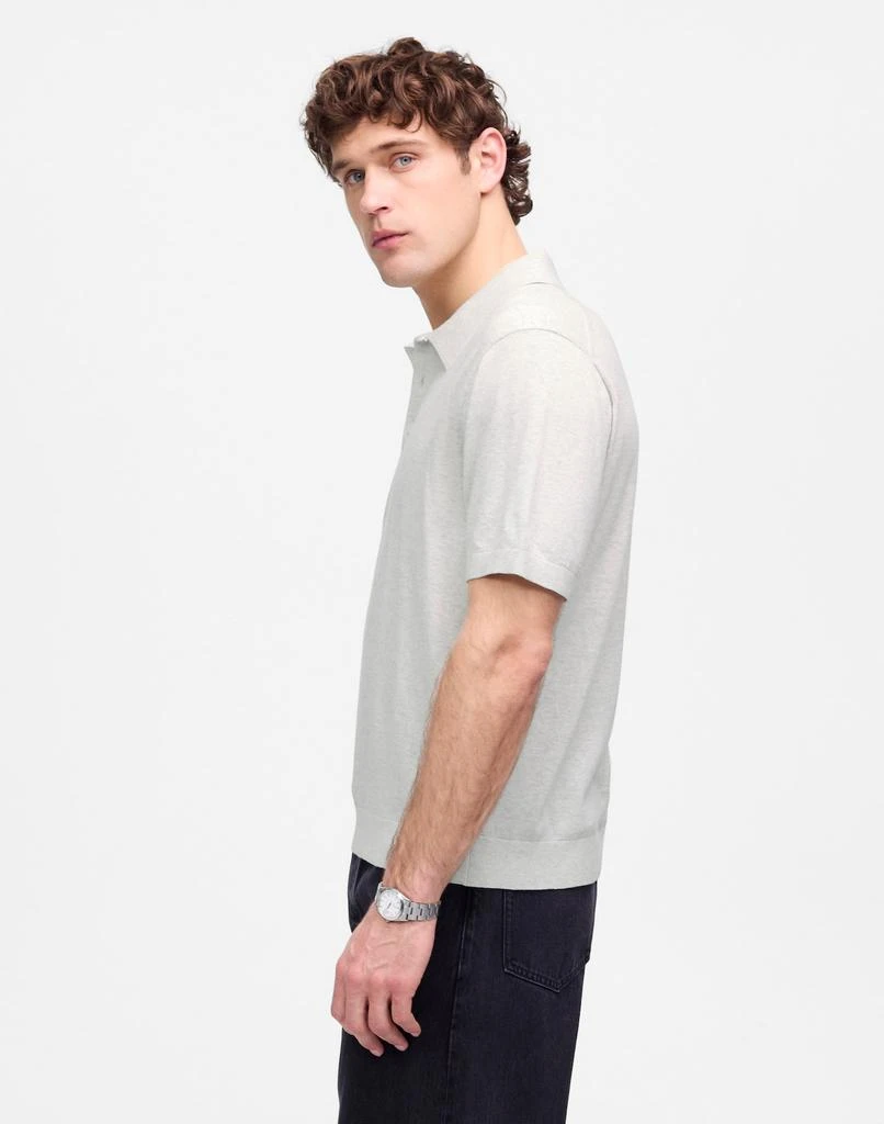 Madewell Three-Button Sweater Polo Shirt 3