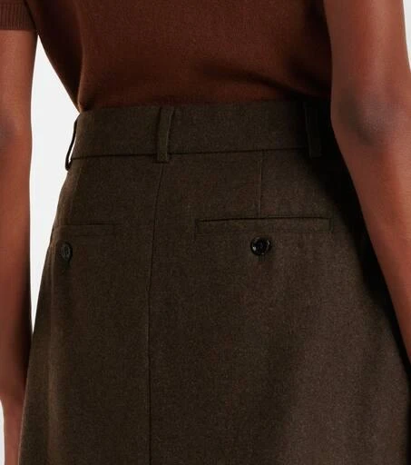 AMI Wool flannel miniskirt 5