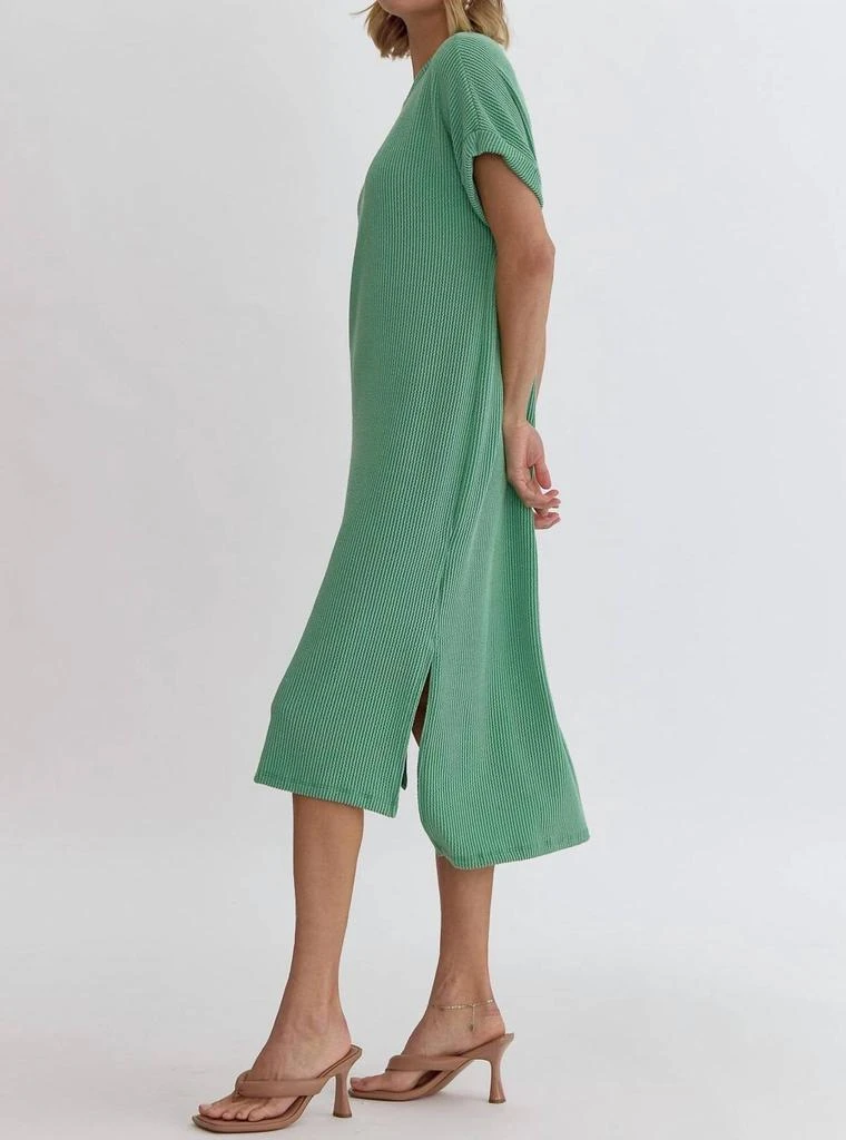 Shop Entro - Ribbed Short Sleeve Midi Dress on Sale at BeyondStyle  Get  44% Off Entro - Ribbed Short Sleeve Midi Dress with Limited-Time Flash  Deals, Exclusive Discounts, and Special Offers.