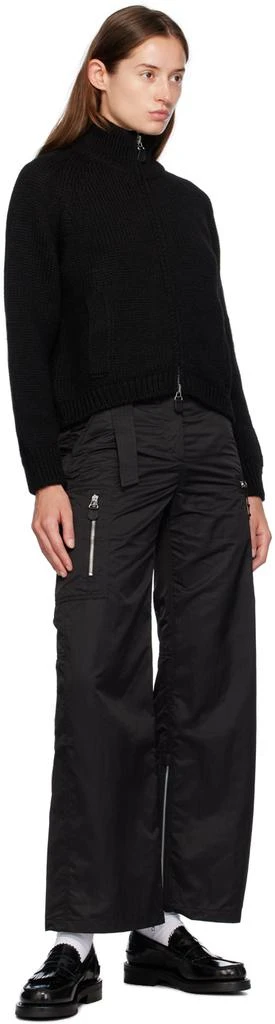 Our Legacy Black Ultra Zip Funnel Sweater 4