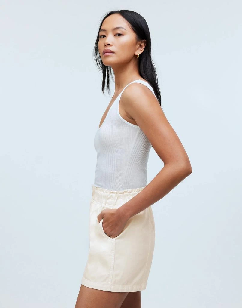 Madewell Pull-On Paperbag Shorts: Garment-Dyed Edition 3
